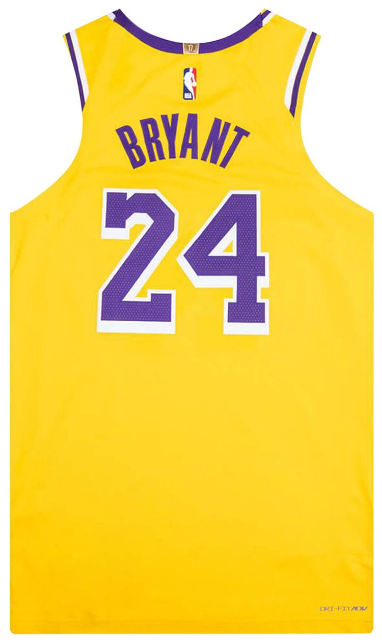 Nike Los Angeles Lakers 202223 Kobe Bryant Icon Edition Dri FIT ADV Authentic Jersey Gold