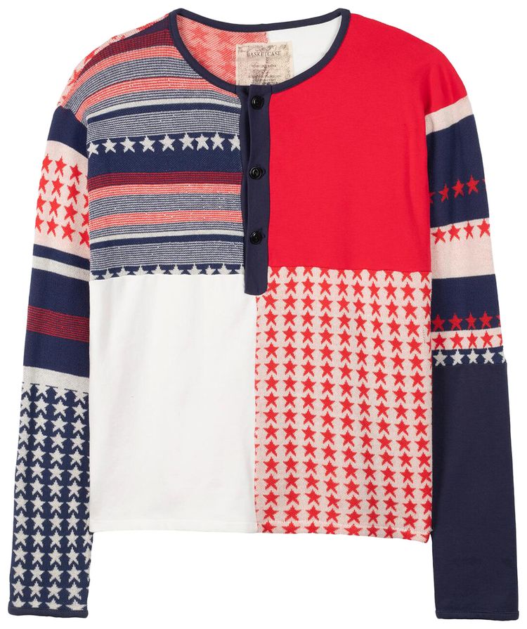 Basketcase Gallery Yankee Knit RedWhite