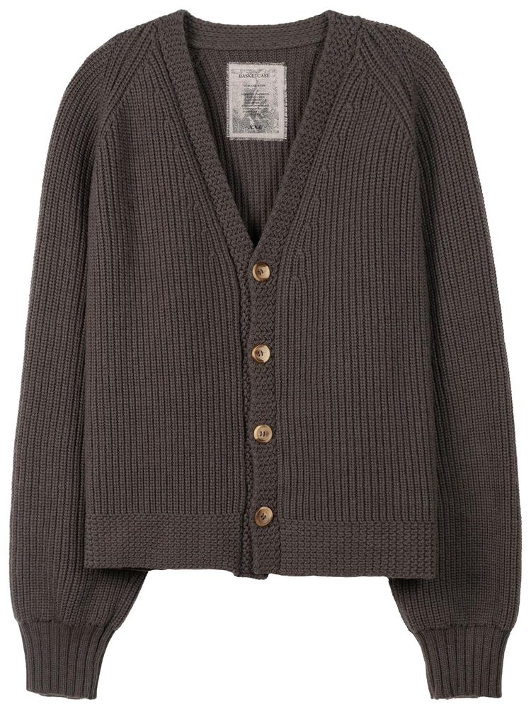 Basketcase Gallery Hench Knit Cardigan Brown
