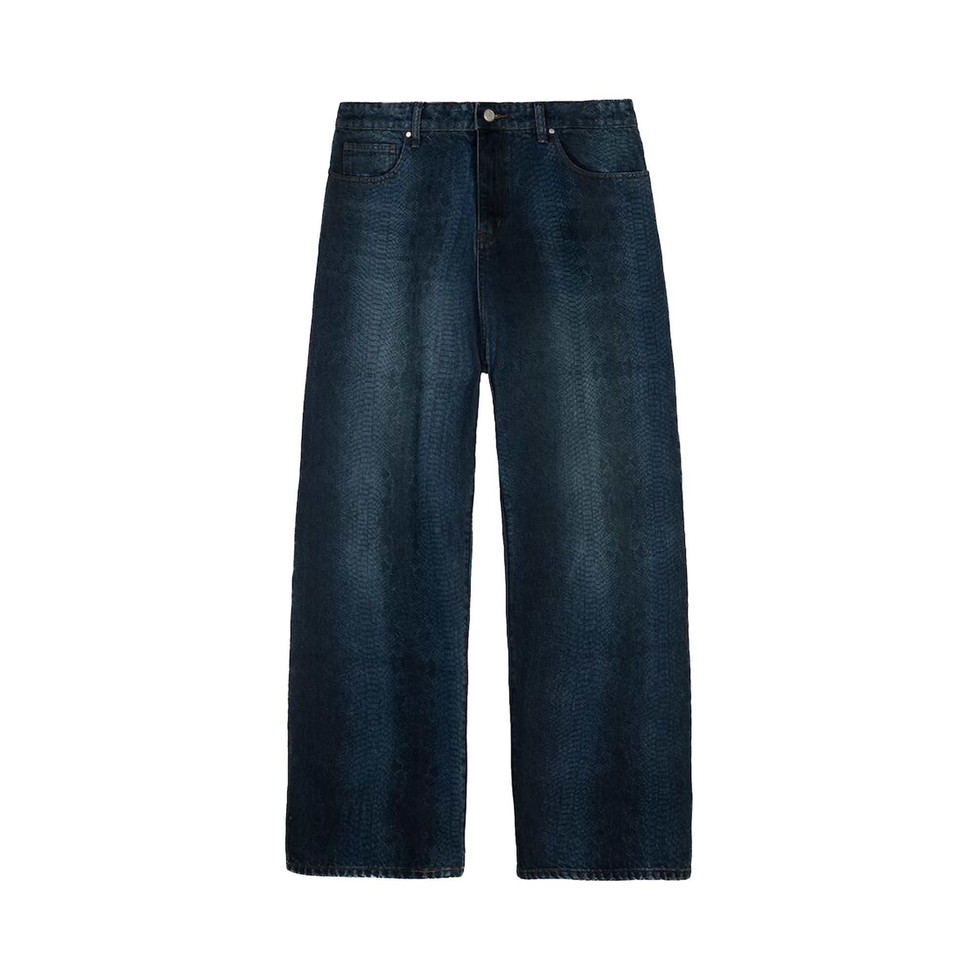 Buy Basketcase Gallery LAX Baggy Denim 'Snakeskin' - 12784