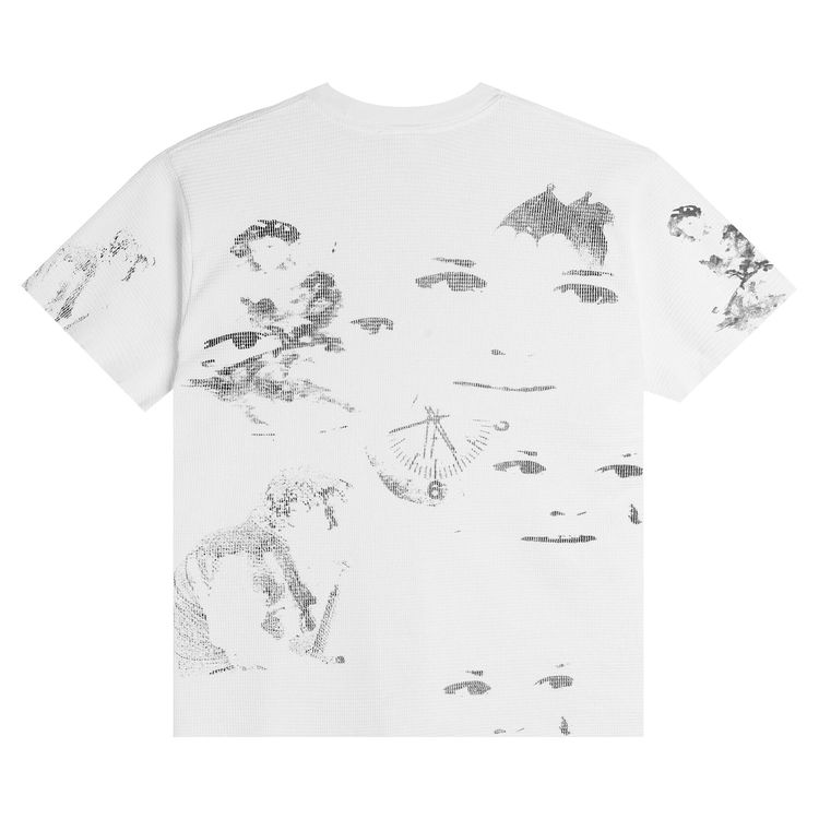 Basketcase Gallery Scribble Thermal Tee White