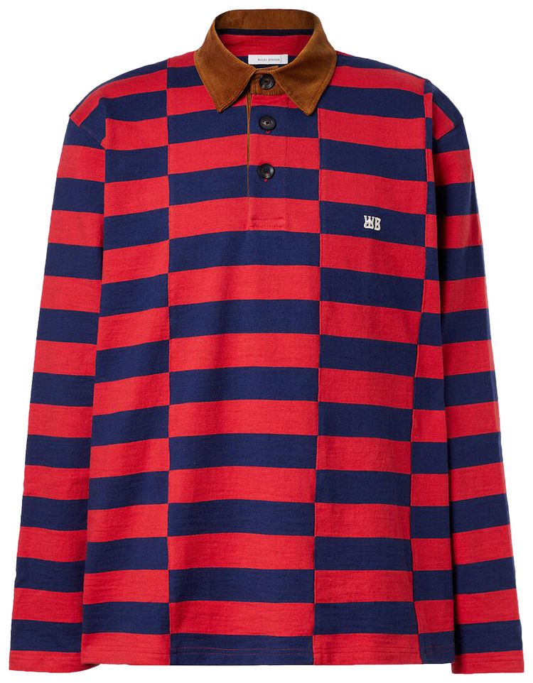Wales Bonner City Polo RedNavy
