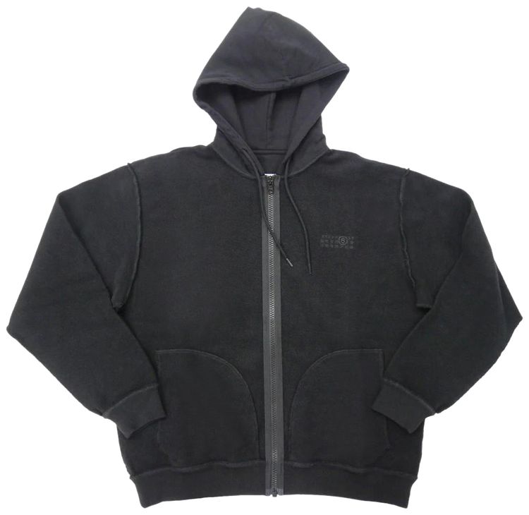 MM6 Maison Margiela Brushed Jersey Sweatshirt Black