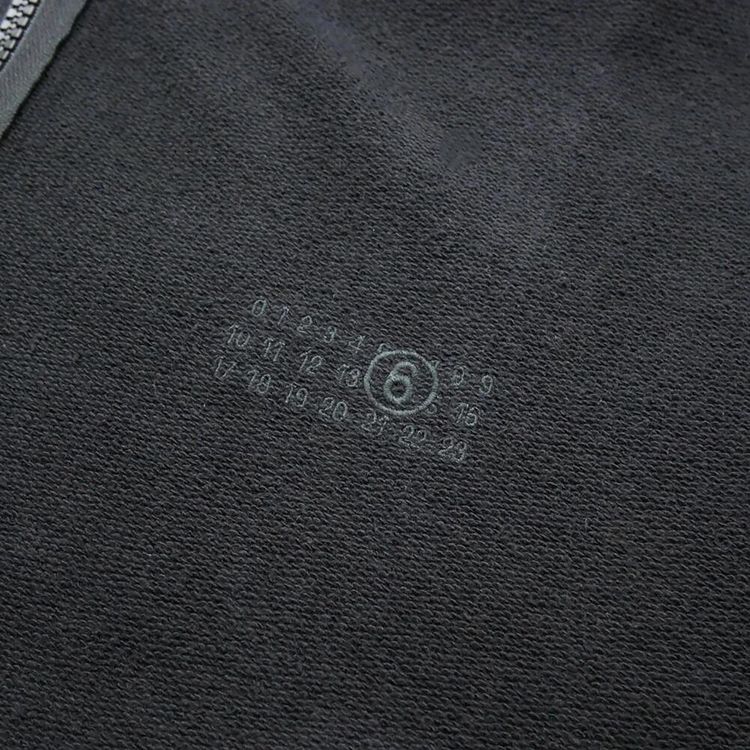 MM6 Maison Margiela Brushed Jersey Sweatshirt Black