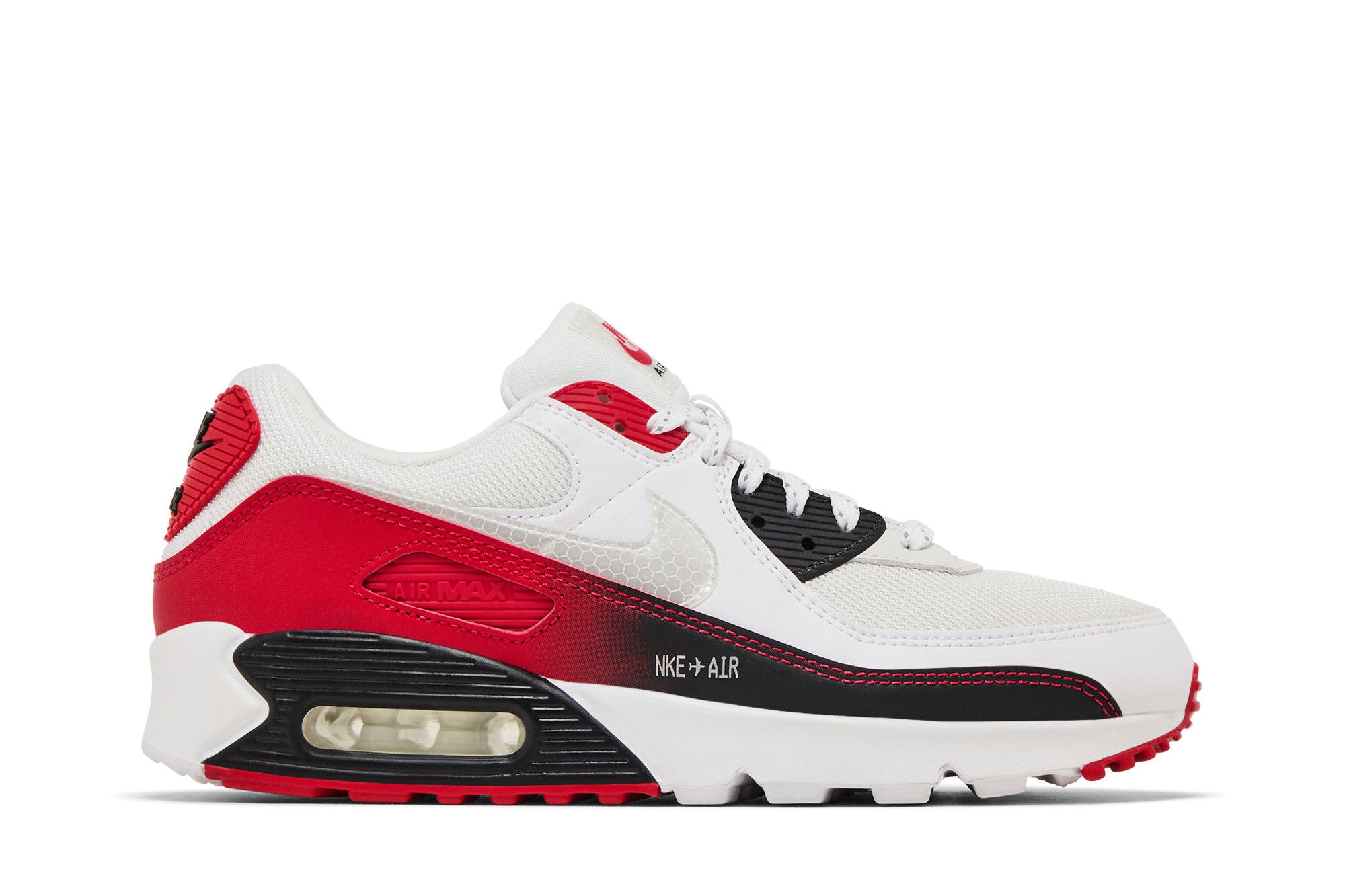 Buy Nike Air Max 90 'White University Red' - CZ8124 100 | GOAT