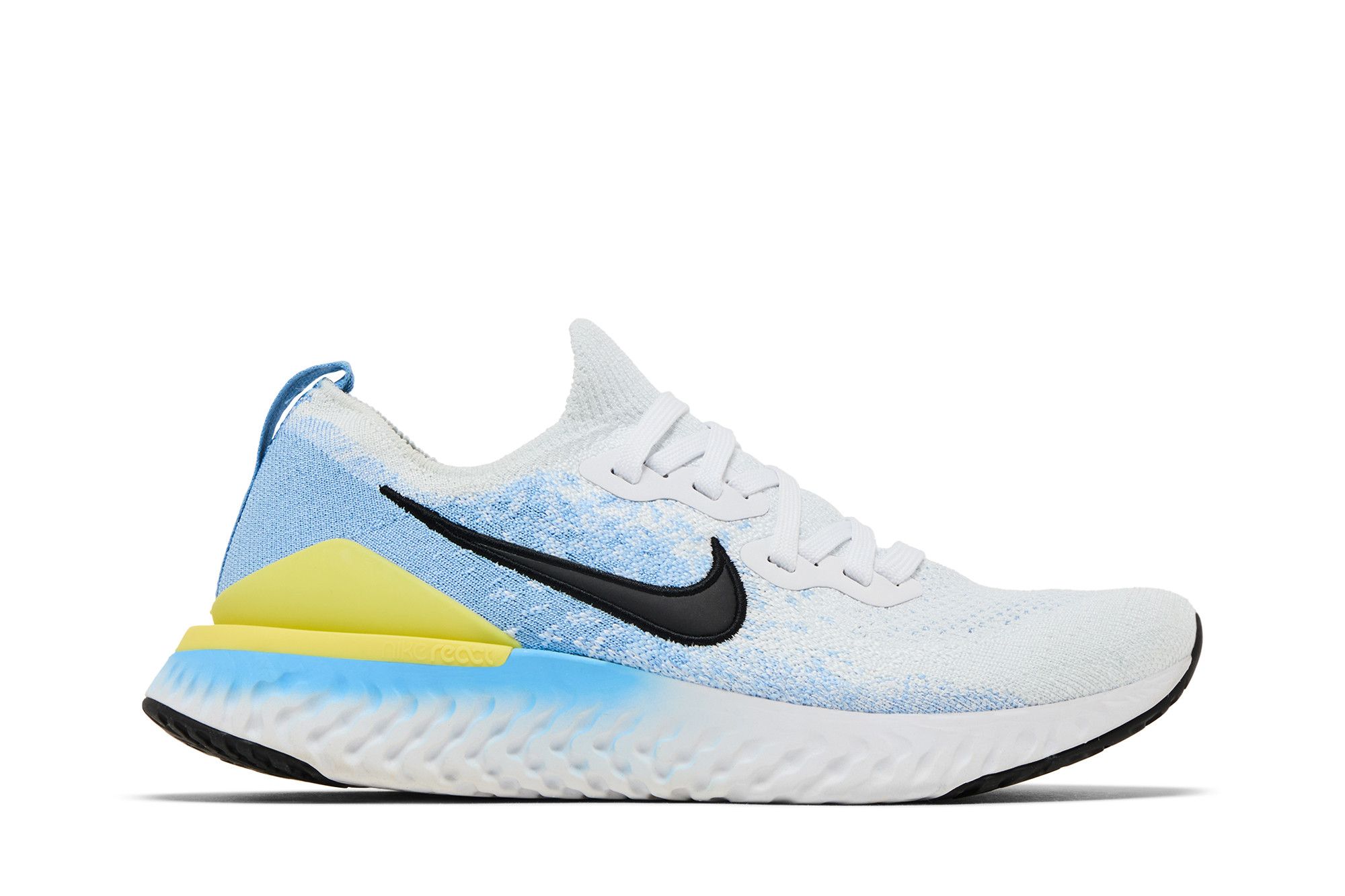 nike epic react off white