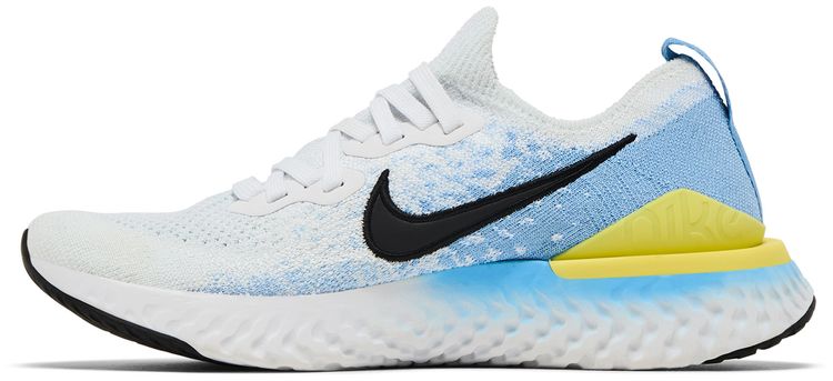 Nike Wmns Epic React Flyknit 2 White Light Blue
