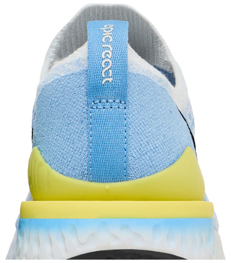 Nike Wmns Epic React Flyknit 2 White Light Blue