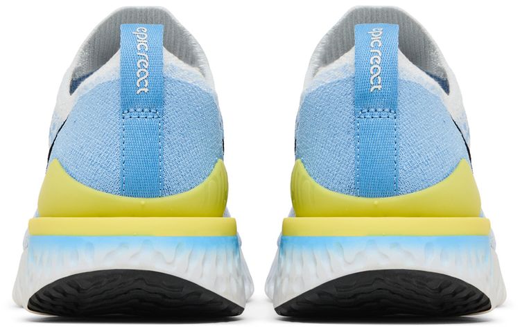 Nike Wmns Epic React Flyknit 2 White Light Blue