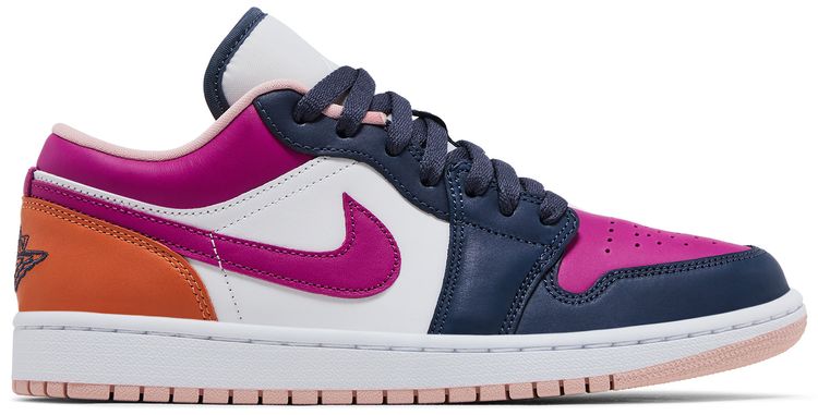 Wmns Air Jordan 1 Low SE Mismatched   Purple Magenta