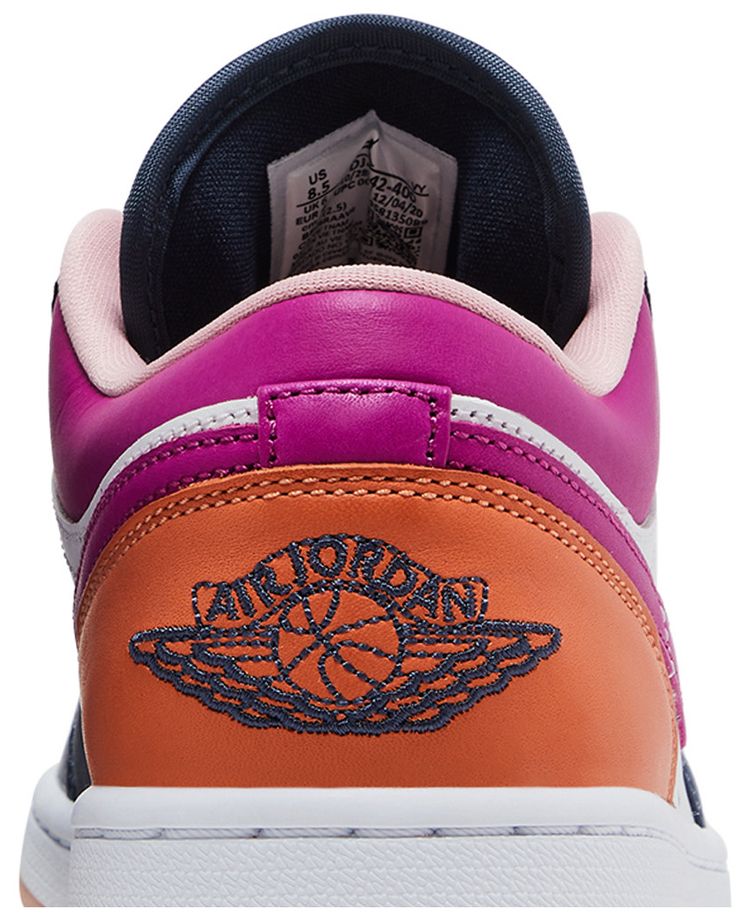 Wmns Air Jordan 1 Low SE Mismatched   Purple Magenta