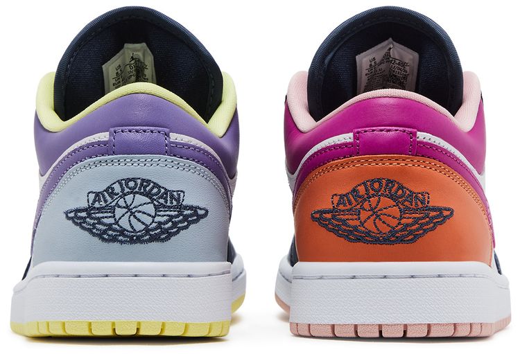 Wmns Air Jordan 1 Low SE Mismatched   Purple Magenta