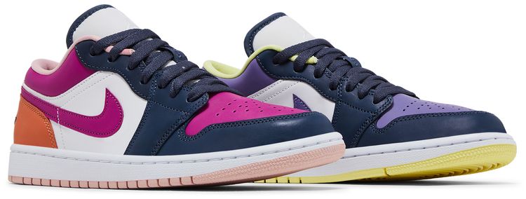 Wmns Air Jordan 1 Low SE Mismatched   Purple Magenta