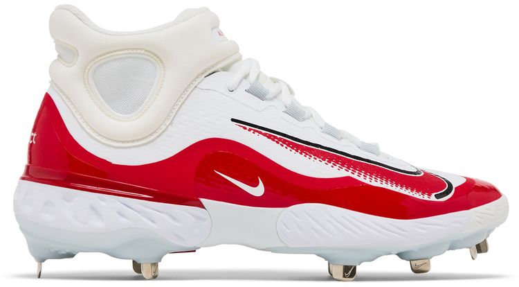 Nike Alpha Huarache Elite 4 Mid White University Red