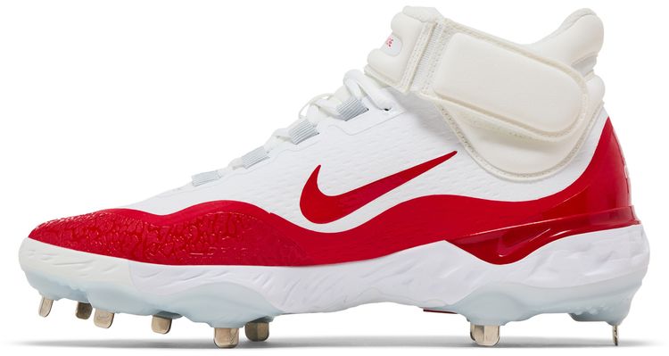 Nike Alpha Huarache Elite 4 Mid White University Red