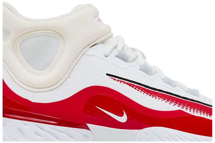 Nike Alpha Huarache Elite 4 Mid White University Red