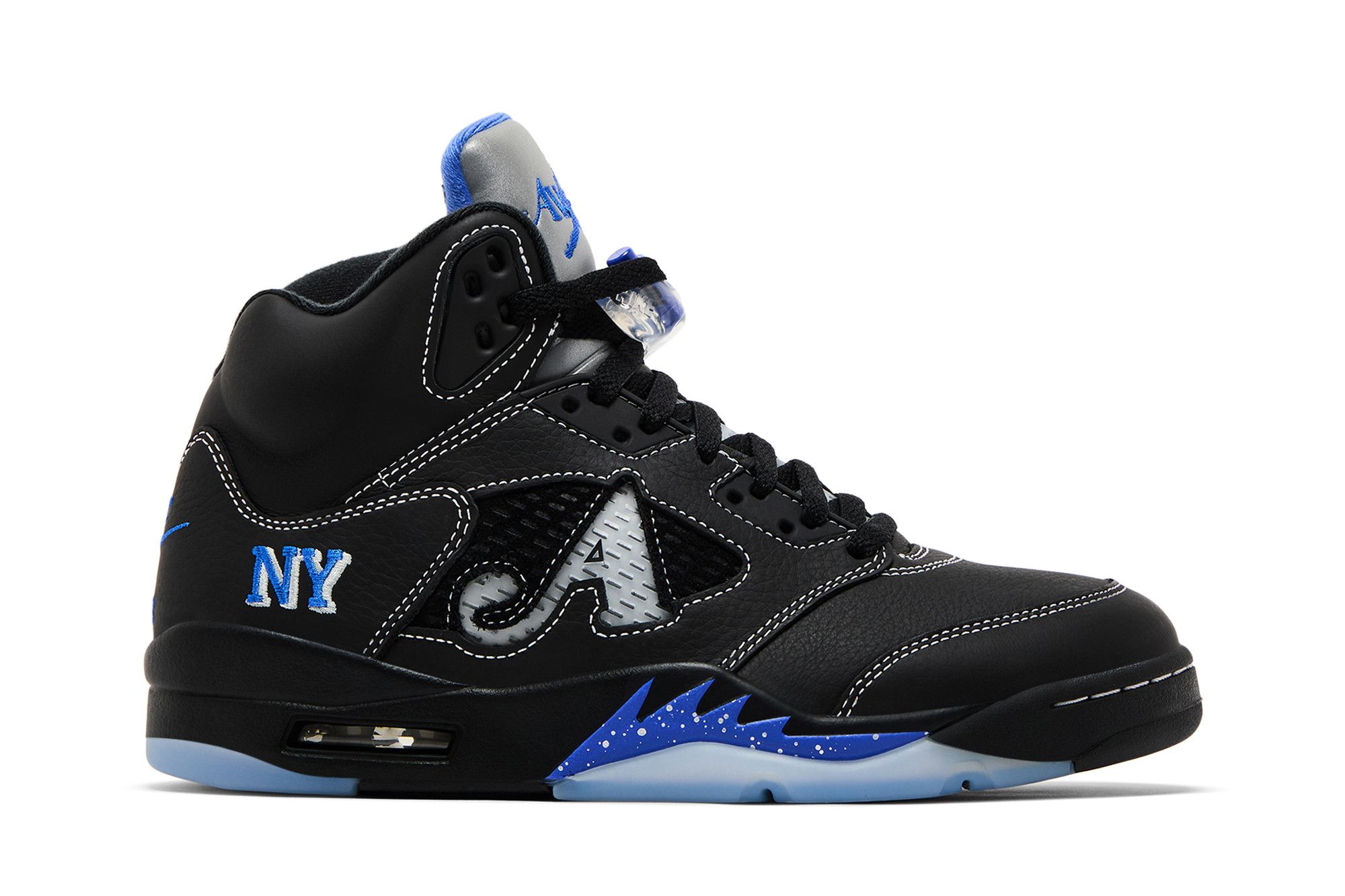 シューズ(男性用) Nike Air Jordan 5 Retro \"Racer Blue\" Nike Air Jordan 5 Retro Racer Blue Black CT4838-004 Men's