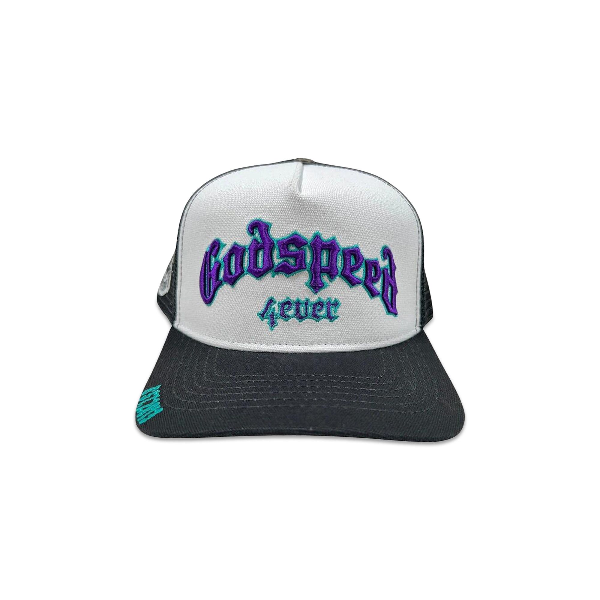 Buy Godspeed Forever Trucker Hat 'White/Black/Purple' - 11652
