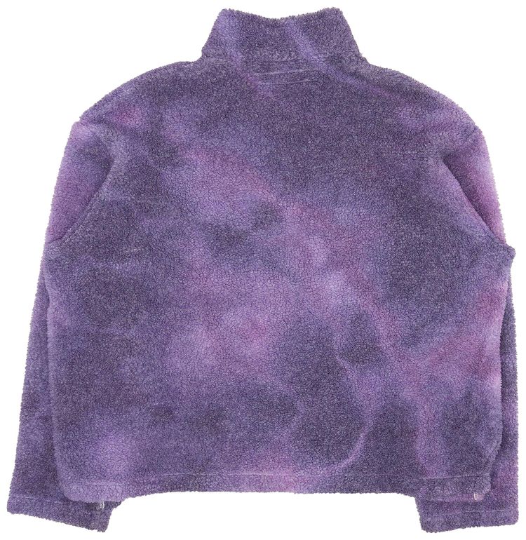 Cactus Plant Flea Market Cowboy Fleece Pullover Purple