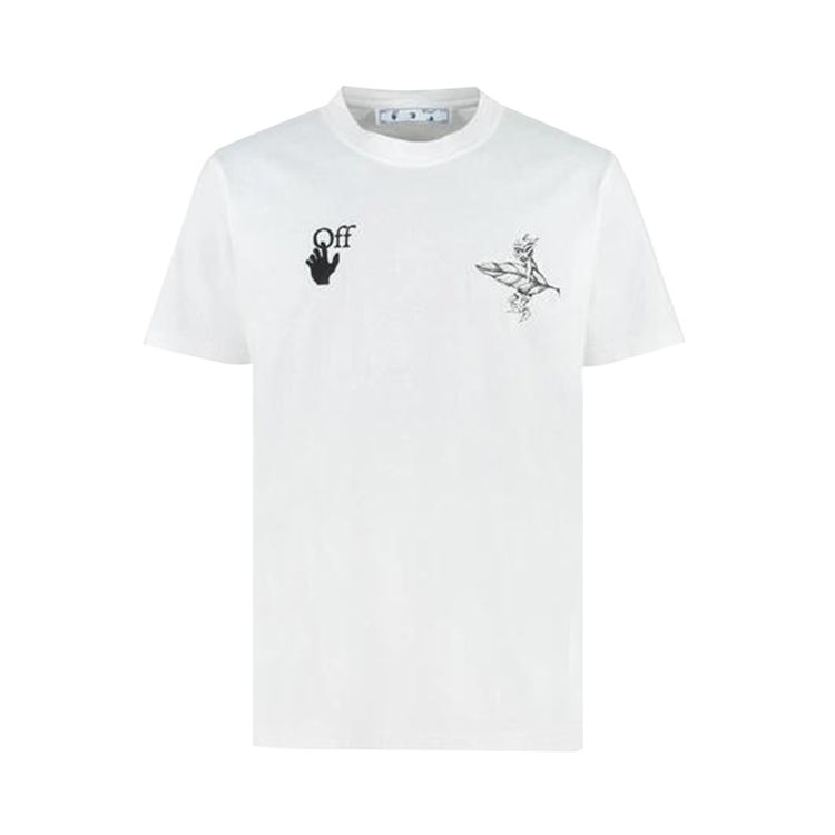 Off White Goblin Handlogo T Shirt White