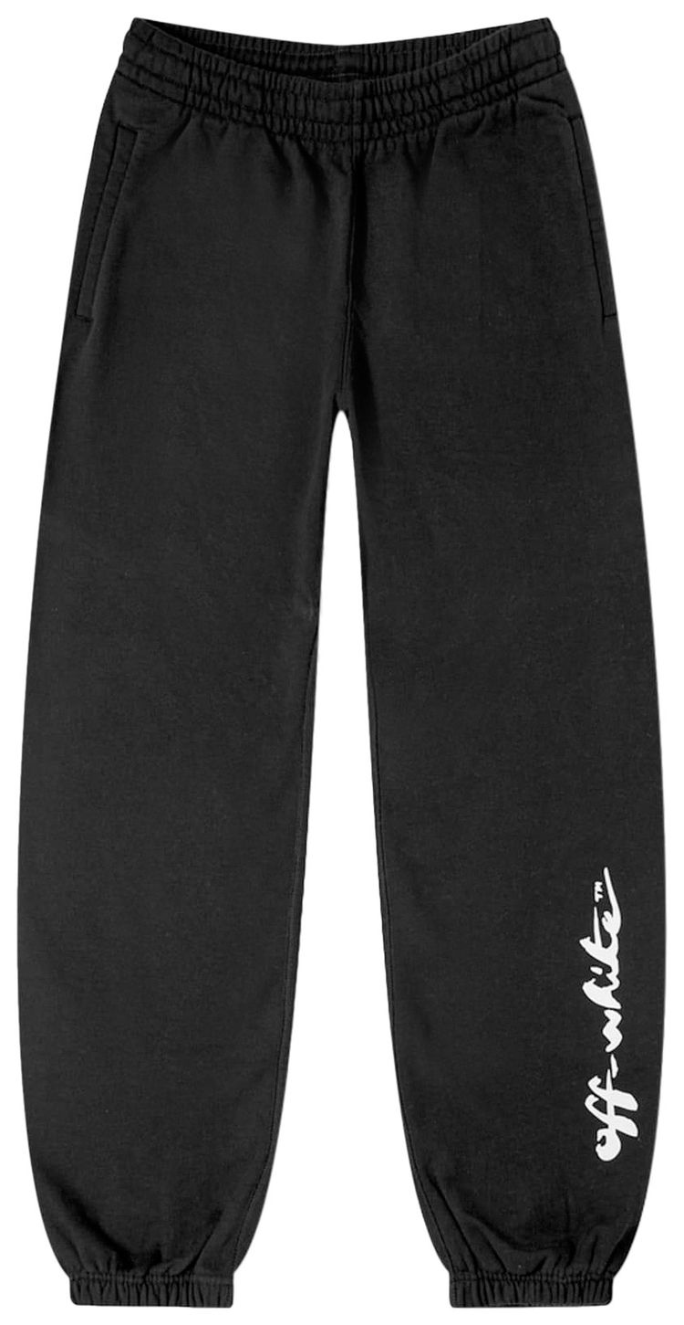 Off White Painter Logo Sweatpants Black