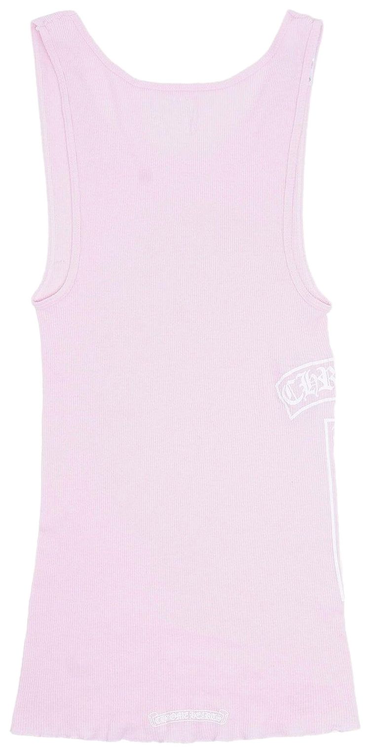Chrome Hearts T Bar Rib Tank Pink