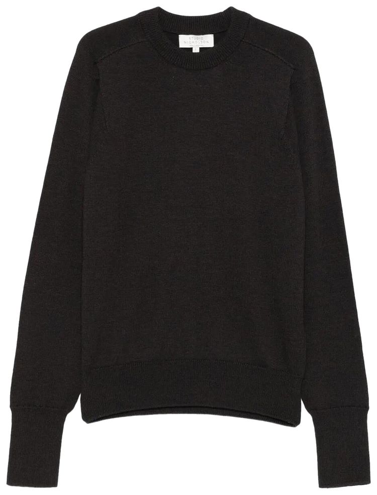 Studio Nicholson Crew Neck Jumper Walnut