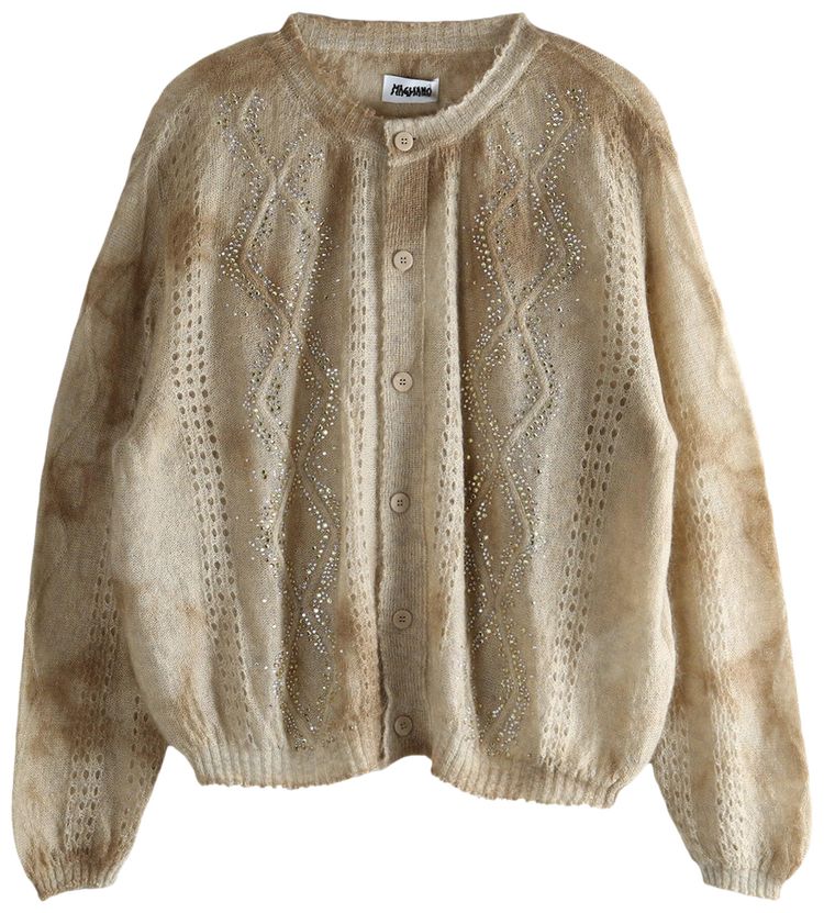 Magliano Dusty Swarovski Cardigan Beige