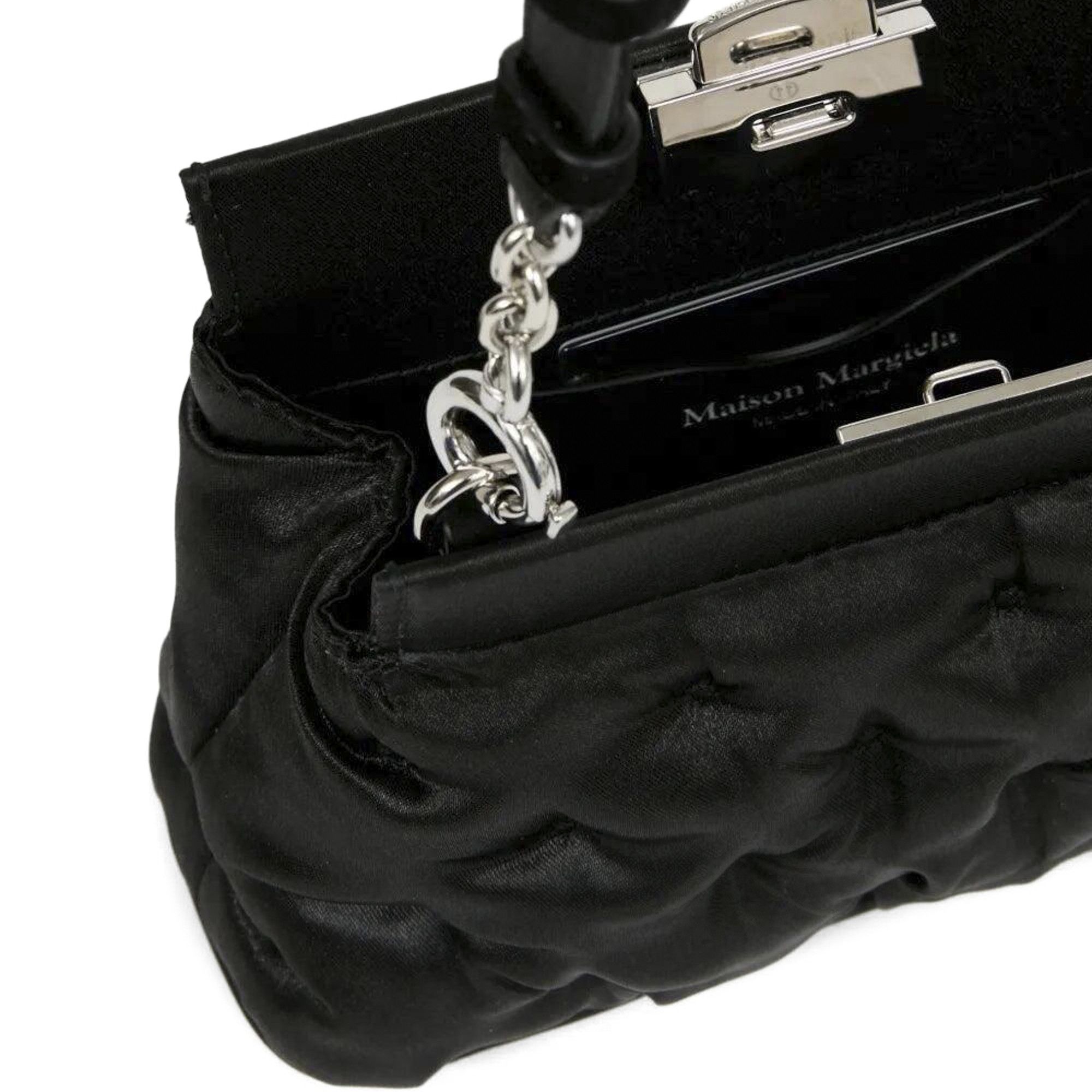 Buy Maison Margiela Small Glam Slam Embroidery Clutch 'Black