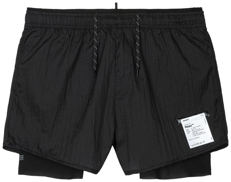 SATISFY Rippy 3 Trail Shorts Black