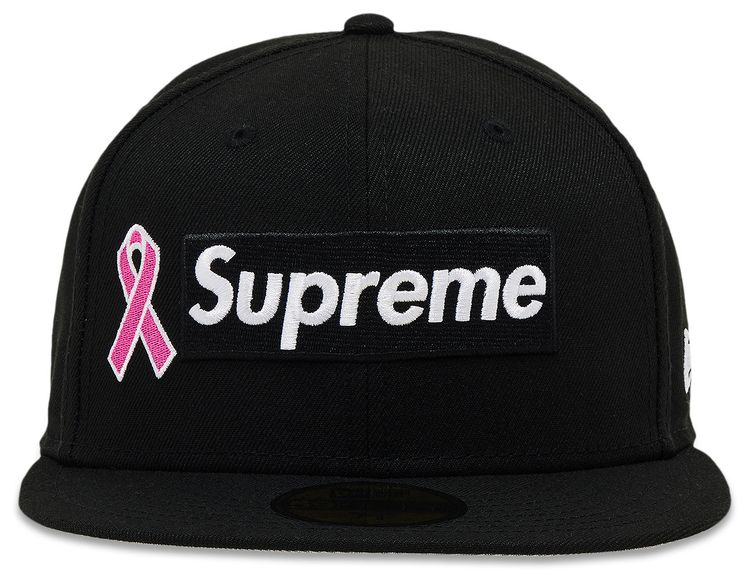 Supreme New Era Breast Cancer Awareness Box Logo Black