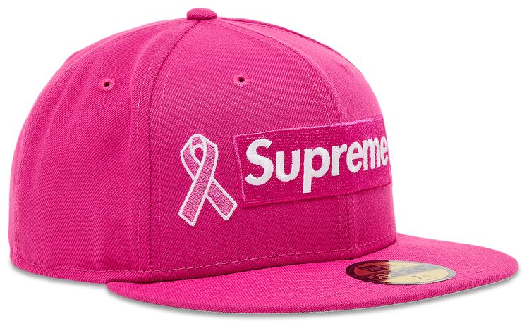 Supreme New Era Breast Cancer Awareness Box Logo Pink
