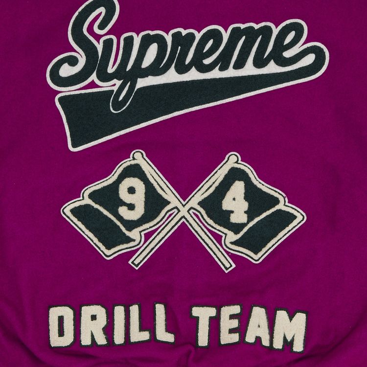 Supreme Drill Team Varsity Jacket Magenta