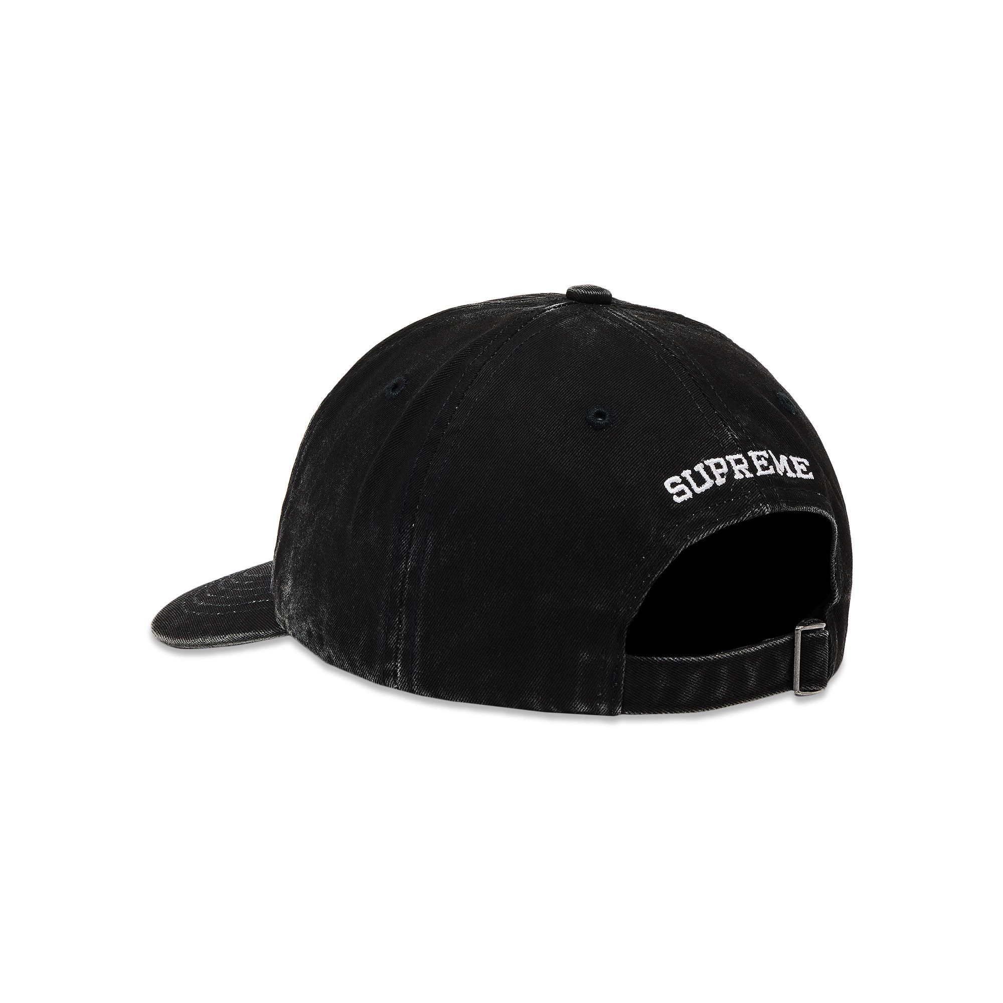 Buy Supreme Pigment Coated 2-Tone S Logo 6-Panel 'Black