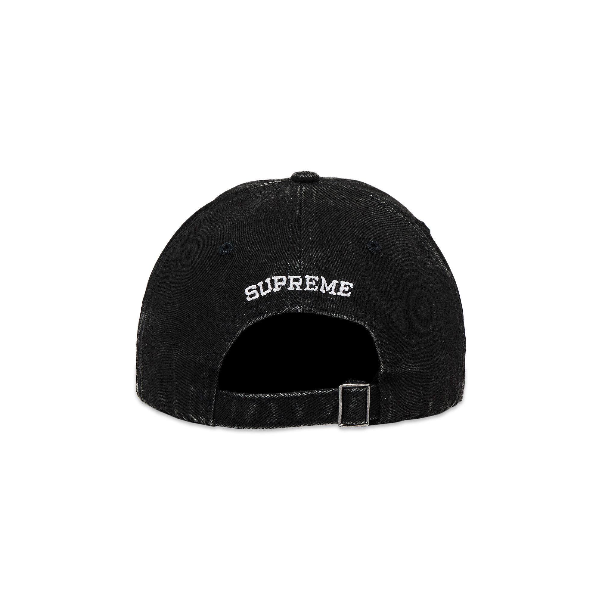Buy Supreme Pigment Coated 2-Tone S Logo 6-Panel 'Black