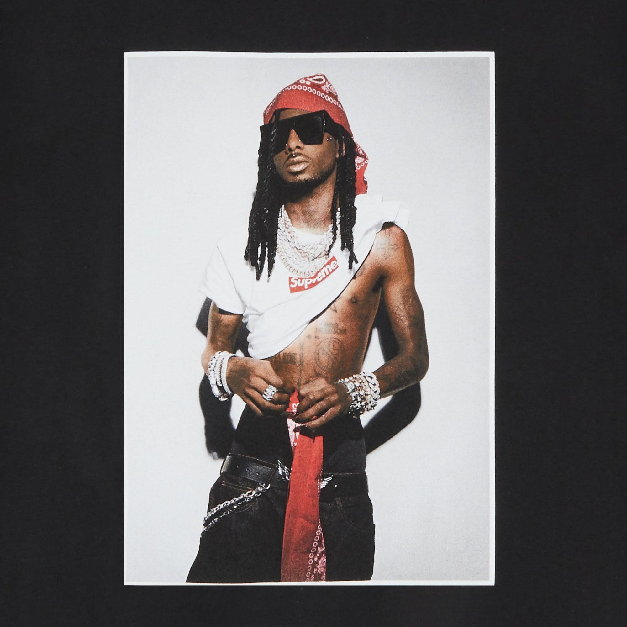 トップス supreme Playboi Carti Tee Supreme Playboi Carti Tee Red Men's - FW25 - US
