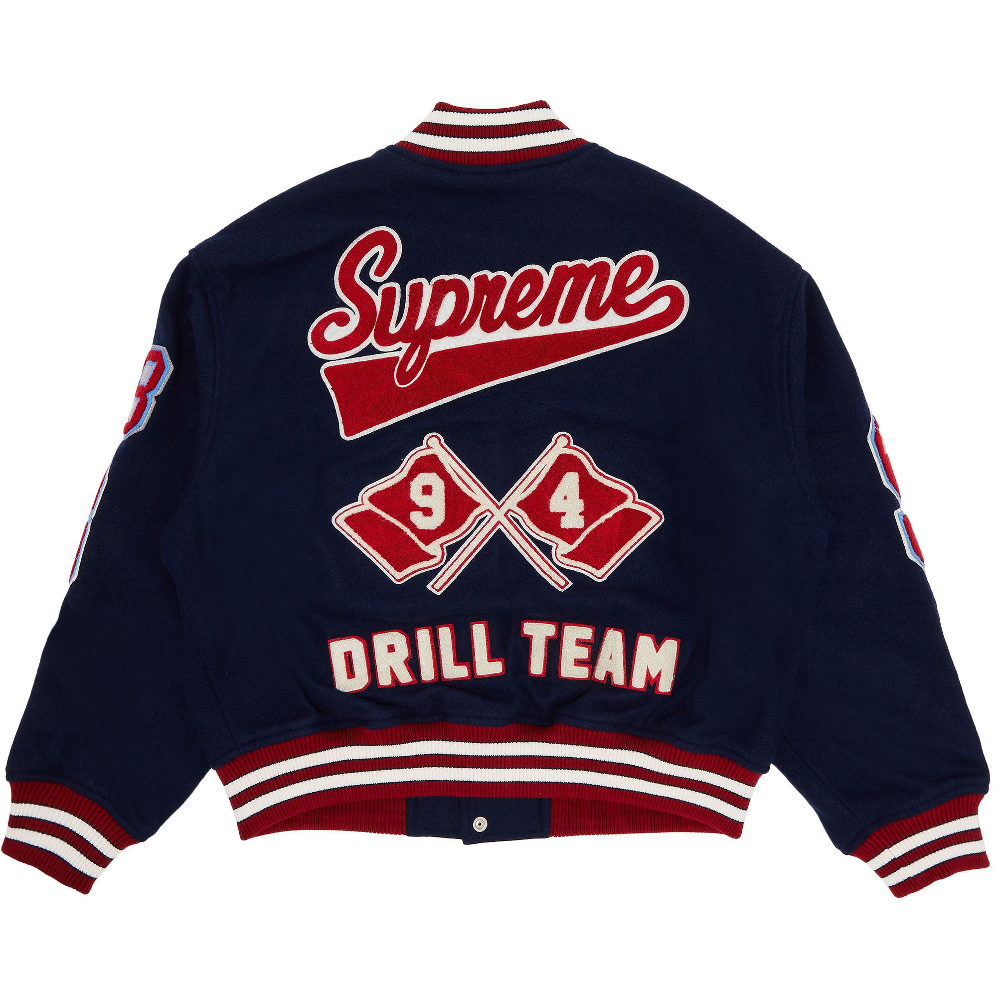 Supreme/スタジャン Drill Team Varsity Jacket Supreme Drill Team Varsity Jacket (FW25) - $498