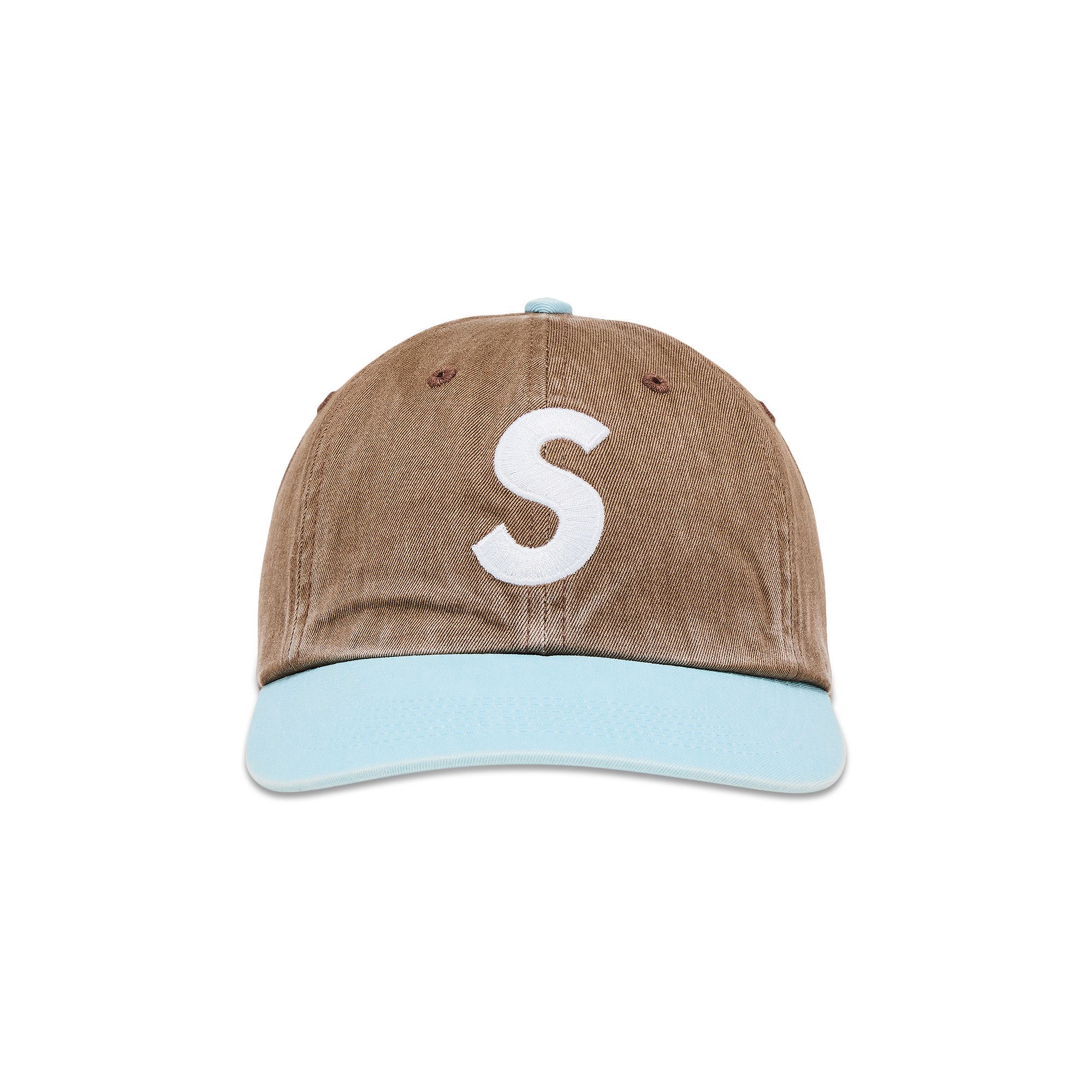 帽子 Pigment Coated 2-Tone S Logo 6-Panel Supreme Pigment Coated 2-Tone S Logo 6-Panel (FW25) - $54