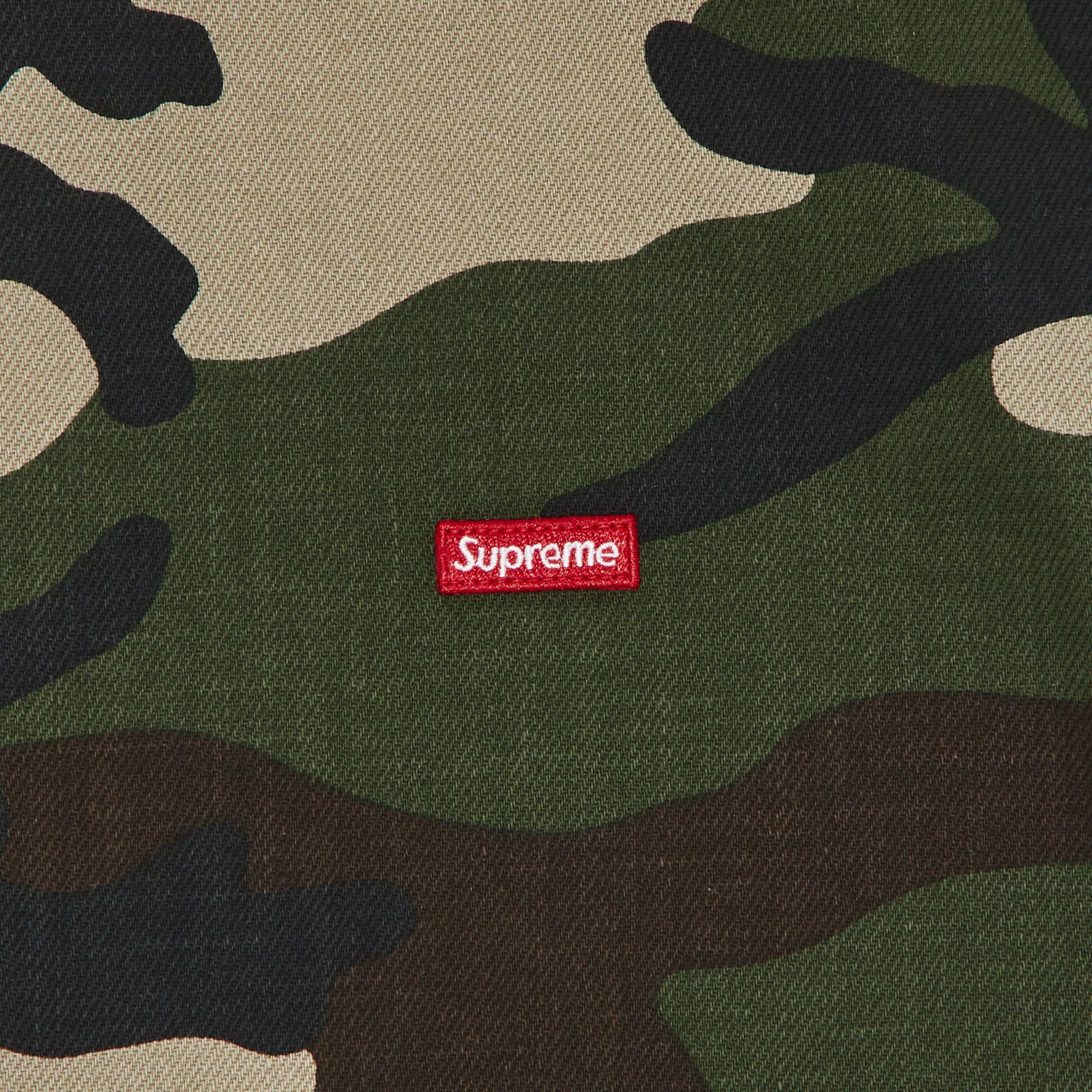 Buy Supreme Small Box Denim Shirt 'Woodland Camo' - FW25S2