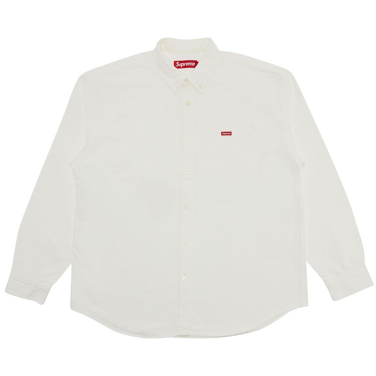 Supreme Small Box Denim Shirt White