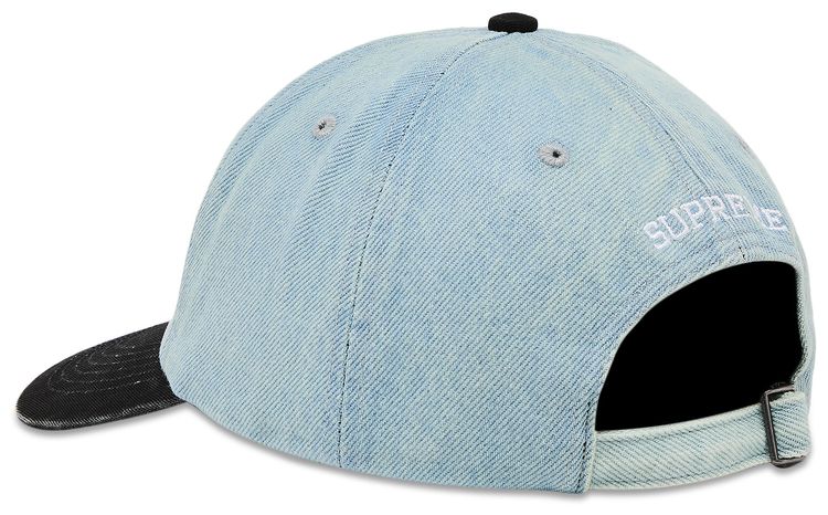 Supreme Pigment Coated 2 Tone S Logo 6 Panel Denim