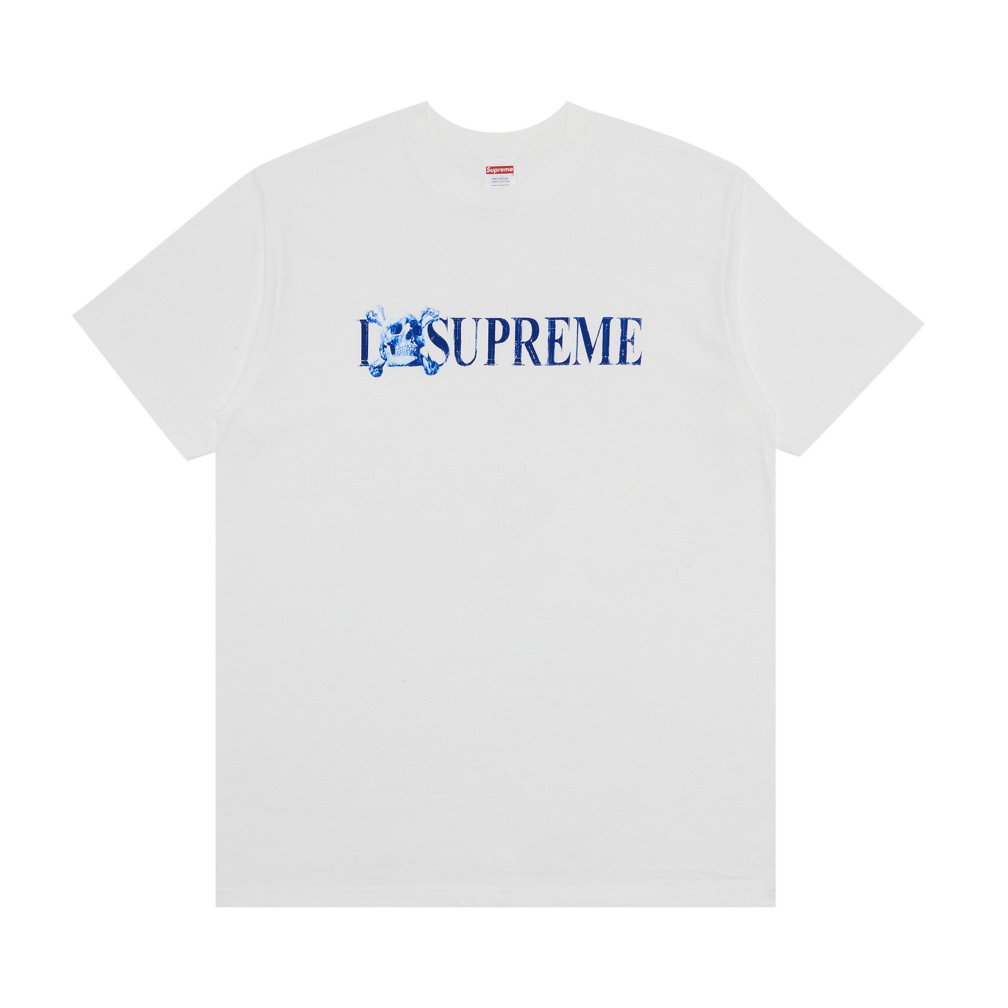 Buy Supreme Skull Tee 'White' - FW25T48 WHITE | GOAT