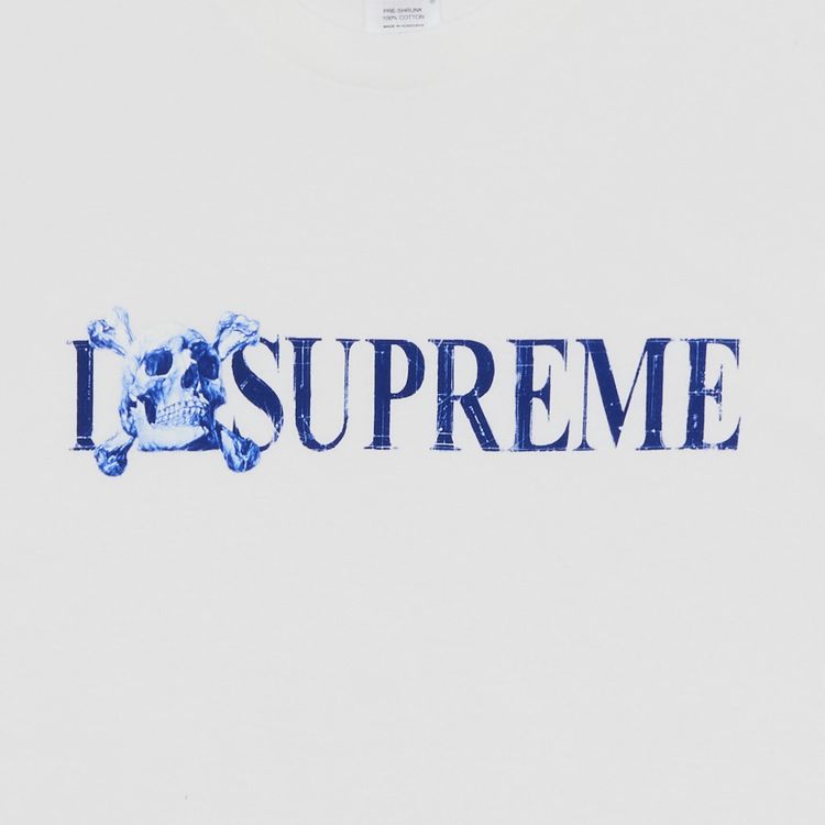 Supreme Skull Tee White