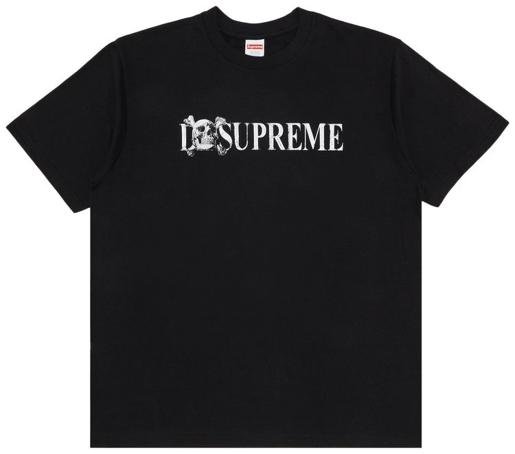 Supreme Skull Tee Black