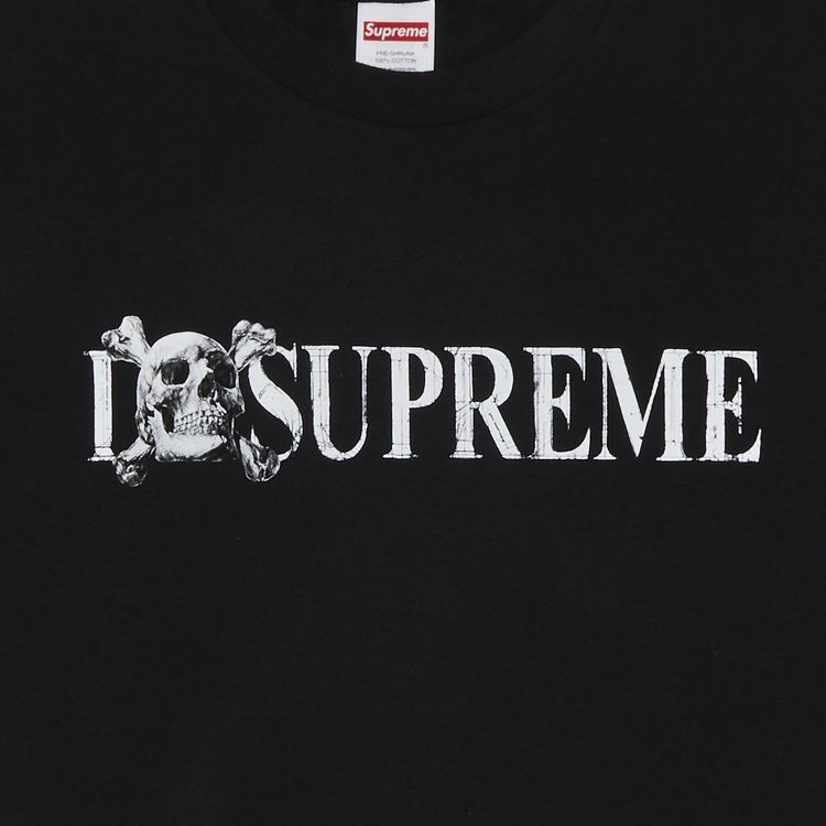 Supreme Skull Tee Black