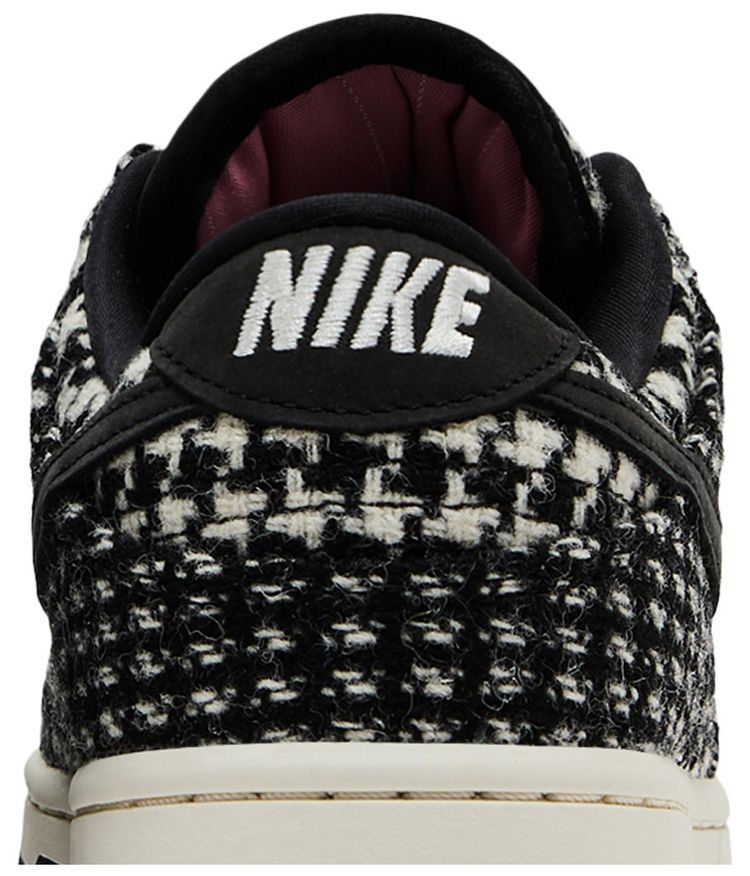Harris Tweed x Nike Wmns Dunk Low Black Phantom