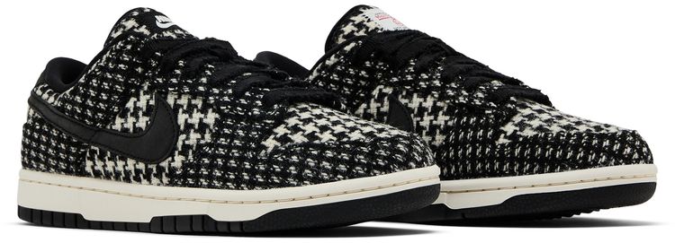 Harris Tweed x Nike Wmns Dunk Low Black Phantom