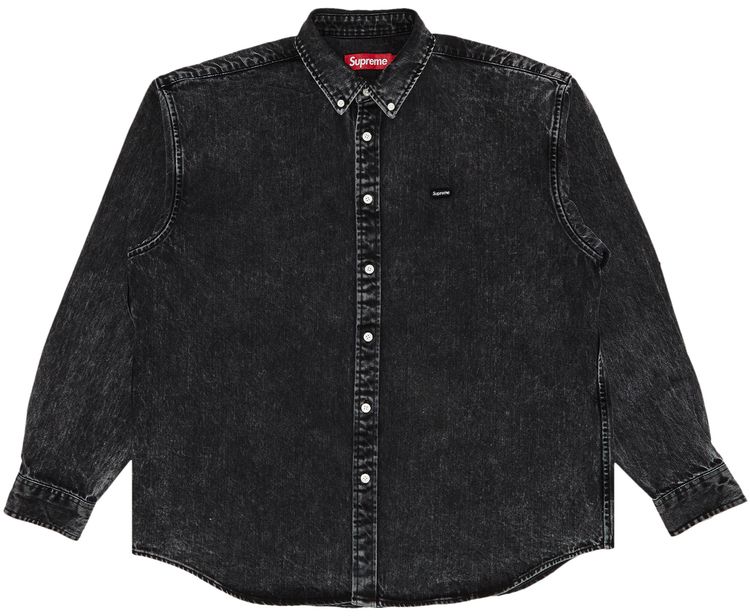 Supreme Small Box Denim Shirt Black