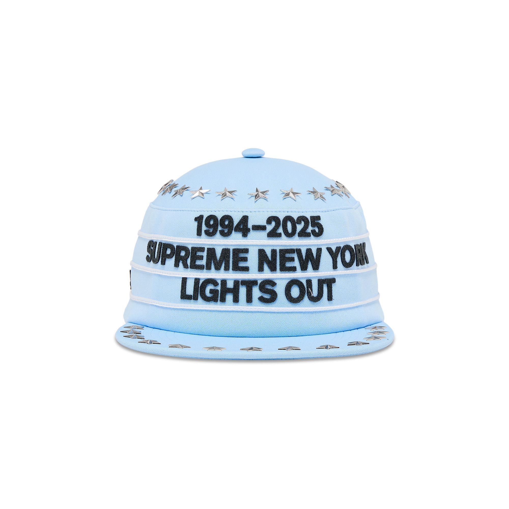 Buy Supreme Stars Studded Pillbox Hat 'Light Blue' - FW25H67 LIGHT