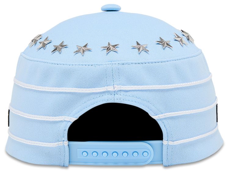 Supreme Stars Studded Pillbox Hat Light Blue
